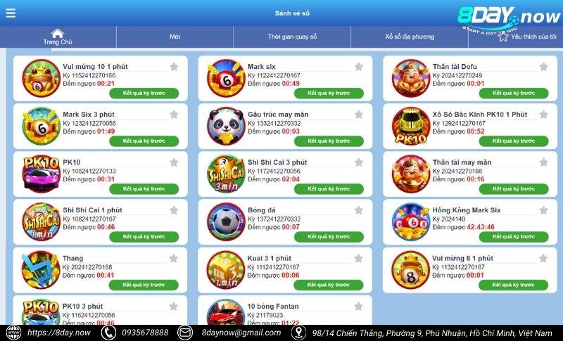 Hinh anh trong game Lottery Lobby 8Day - Hinh 1