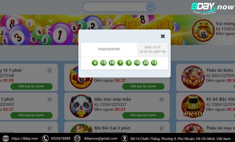 Hinh anh trong game Lottery Lobby 8Day - Hinh 2