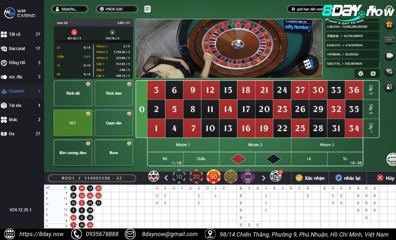 Giao dien sanh game WM Casino 8Day - Hinh 4
