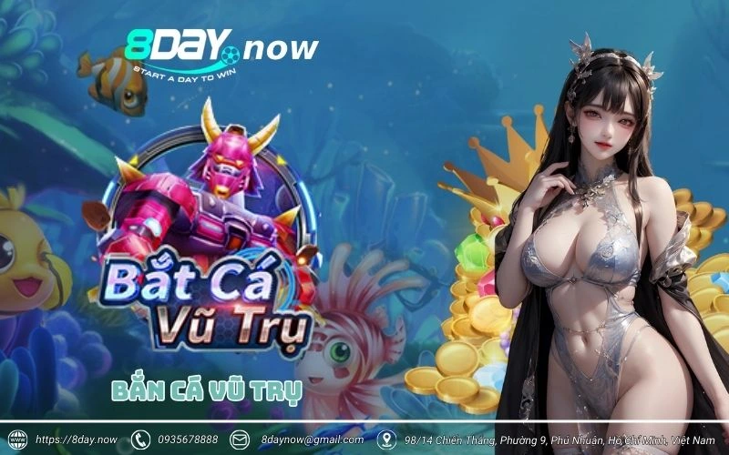 Bắn Cá Vũ Trụ Slots - Săn cá không gian, nhận ngàn quà khủng